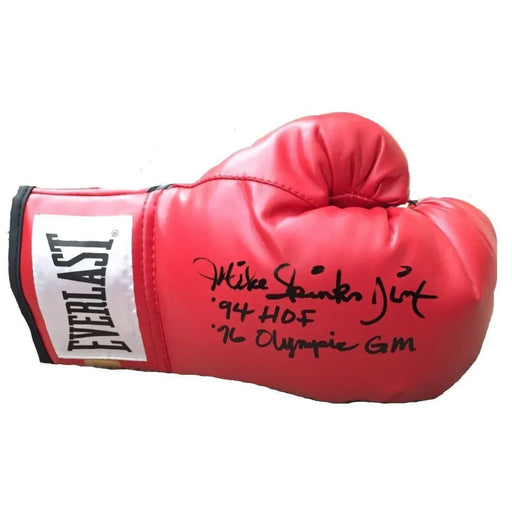 Michael Spinks Signed Glove Inscribed COA Inscriptagraphs Leon Boxing Mike Tyson