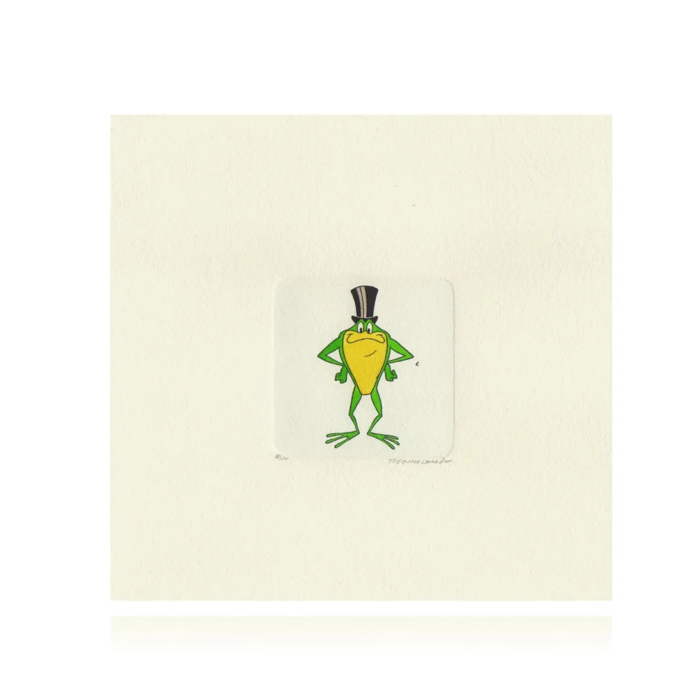 Michigan J Frog Etching Artwork Sowa & Reiser #D/500 Looney Tunes Hand Painted 1