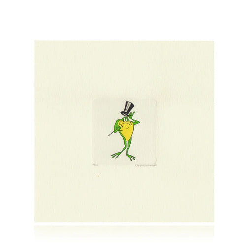 Michigan J Frog Etching Artwork Sowa & Reiser #D/500 Looney Tunes Hand Painted 2