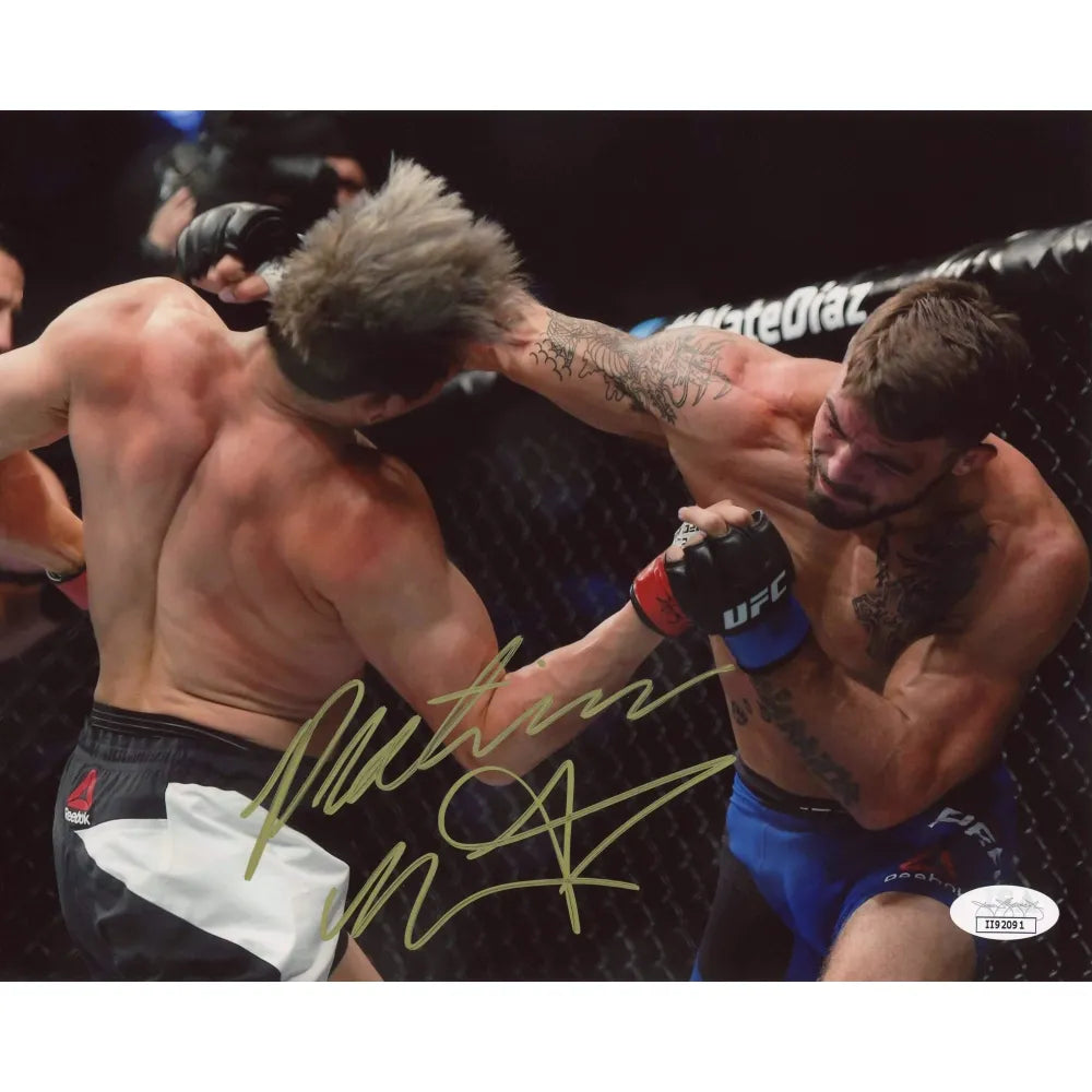 Mike Perry Hand Signed 8x10 Photo UFC Fighter JSA COA Autograph Platinum