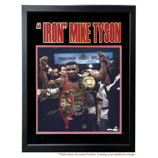 Mike Tyson Signed & Inscribed Vs. 16x20 Photo Ali is the Greatest but I’m