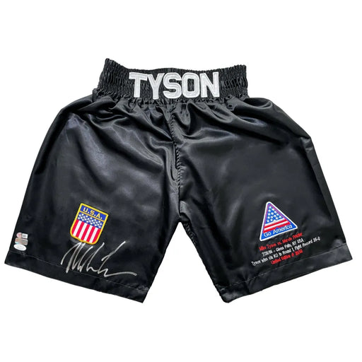 Mike Tyson Signed Vs. Trunks Limited Edition #D/58