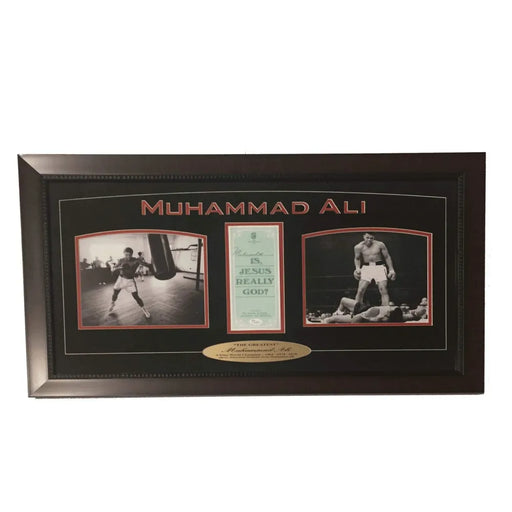 Muhammad Ali Signed Islam Pamphlet Collage JSA COA Autograph Cassius Clay