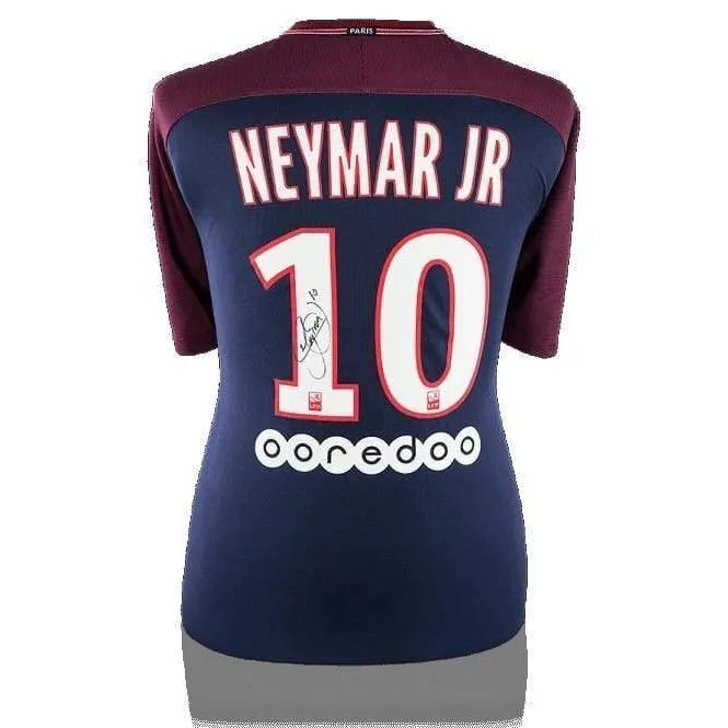 Neymar Jr Signed Paris Saint-Germain Jersey 2017-18 Autograph COA Brazil