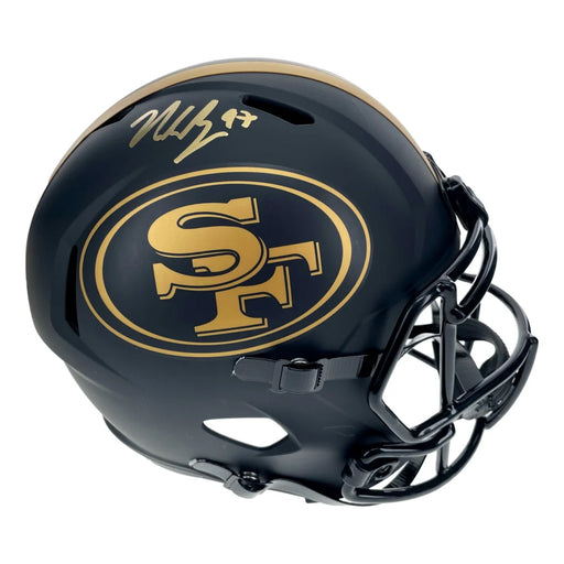 Nick Bosa Autographed San Francisco 49ers F/S Speed Eclipse Helmet BAS Signed
