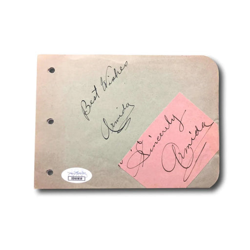 Norma Talmadge Hand Signed Album Page Cut JSA COA Autograph Smilin’ Through