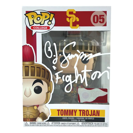 O.J. Simpson Signed USC Tommy Trojan Funko Pop COA JSA Autographed Heisman OJ