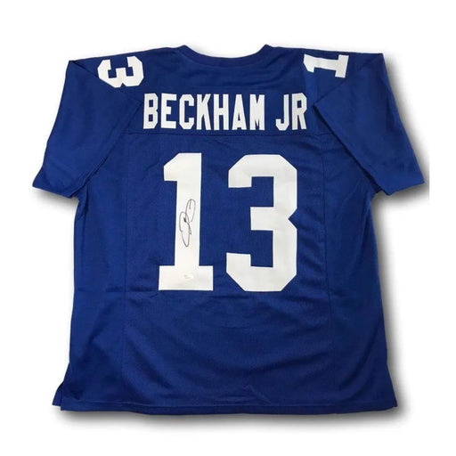 Odell Beckham Jr Signed NY Giants Football Jersey COA JSA Autograph OBJ New York
