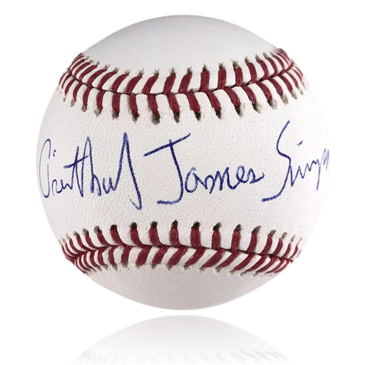 OJ Simpson “Full Name” Autographed OMLB Baseball JSA COA Signed Buffalo Bills