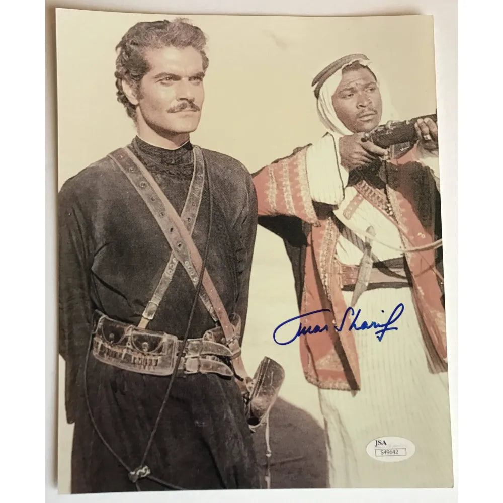 Omar Sharif Signed 8X10 JSA COA Photo Autograph Lawrence Of Arabia