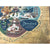 Original 1955-56 Disneyland Map Framed Collage Disney Bank Of America