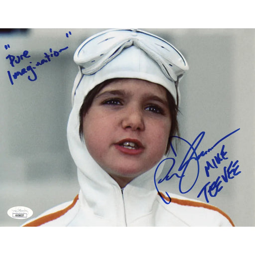 Paris Themmen Signed Willy Wonka Mike Teevee 8x10 Photo Inscribed Pure