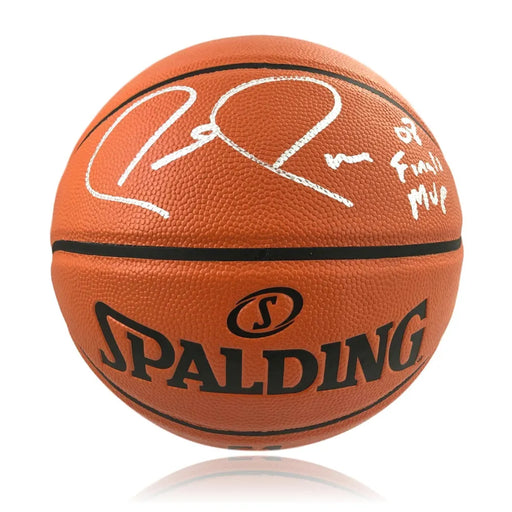 Paul Pierce Signed Basketball Inscribed 08 Finals MVP Boston Celtics COA NBA