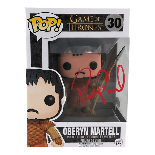Pedro Pascal Signed Oberyn Martell Funko Pop Game of Thrones JSA COA Autograph