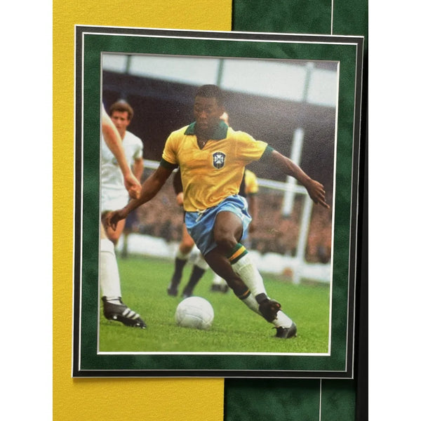 Pele Signed Autographed Brazil Soccer Jersey With Beckett COA — Showpieces  Sports