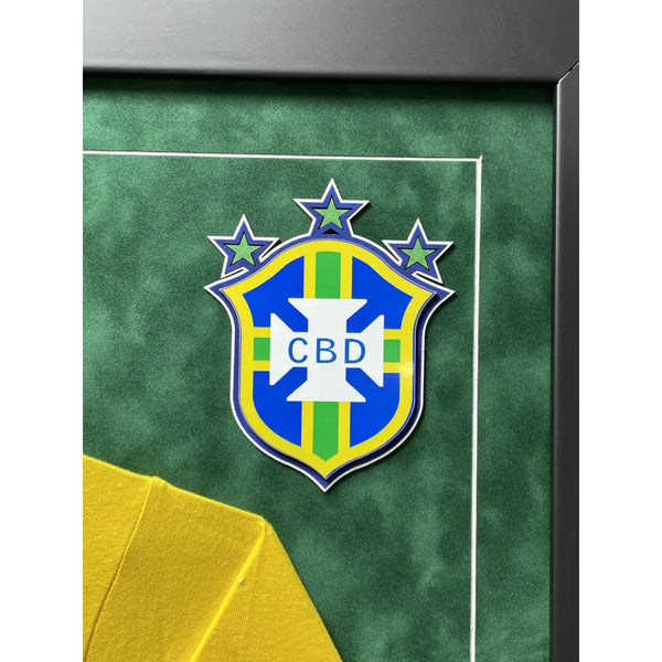 Brazil Pele Authentic Signed Soccer Jersey Autographed BAS Beckett COA
