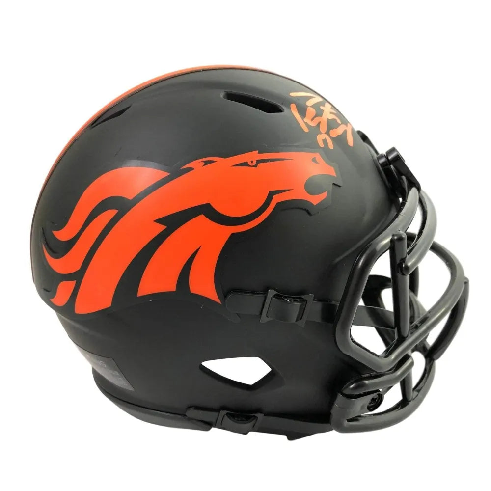 Peyton Manning Signed Black Eclipse Alternate Denver Broncos Mini Helmet  COA Autograph - Inscriptagraphs Memorabilia - Inscriptagraphs Memorabilia