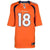 Peyton Manning Signed Orange Broncos Nike Jersey COA Fanatics Denver Autograph