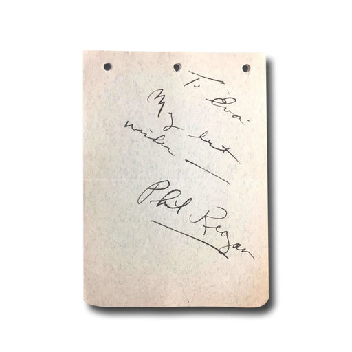 Phil Regan Hand Signed Album Page Cut JSA COA Autograph Baseball Dodgers