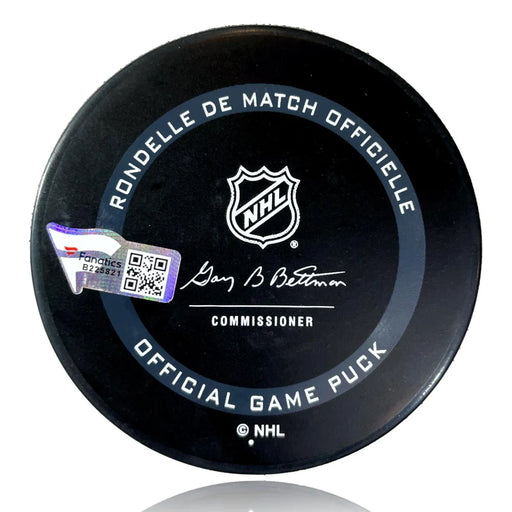 Philipp Grubauer Signed Inscribed ’Release The’ Seattle Kraken Puck COA Autographed