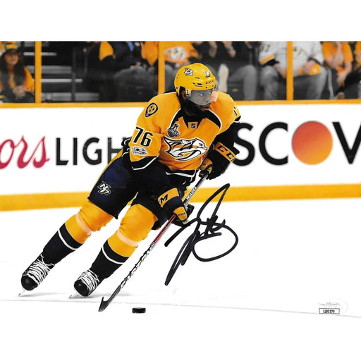 PK Subban Autographed 8x10 Photo JSA COA NHL Nashville Predators Signed Captain