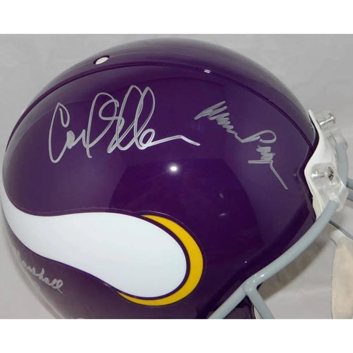 Purple People Eaters Signed Minnesota Vikings Full Size Helmet JSA COA Autograph
