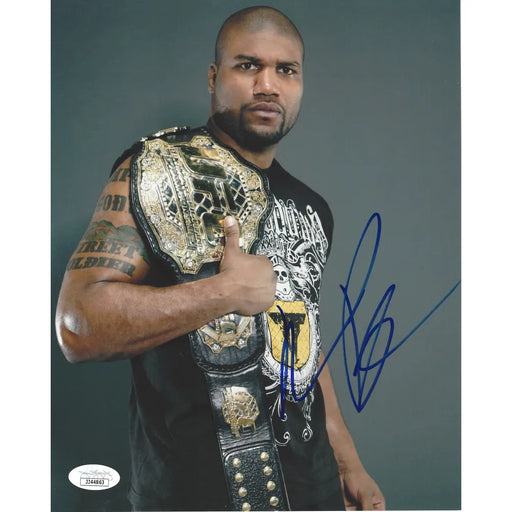 Quinton Rampage Jackson Hand Signed 8 x 10 Photo JSA COA UFC Fighter