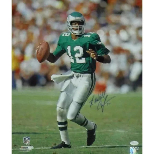 RANDALL CUNNINGHAM PHILADELPHIA EAGLES FOG BOWL AUTHENTIC AUTOGRAPHED 11X14  #3