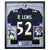 Ray Lewis Autographed Baltimore Ravens Black Jersey Framed BAS Signed