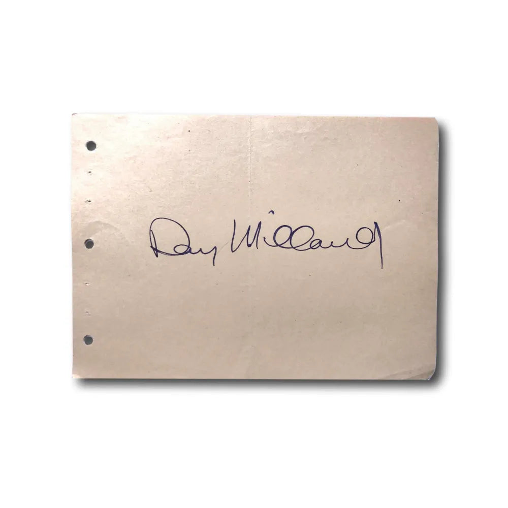 Ray Milland Hand Signed Album Page Cut JSA COA Autograph Lost Weekend Actor