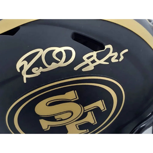 Richard Sherman Signed San Francisco 49ers Eclipse Black Mini Helmet JSA COA