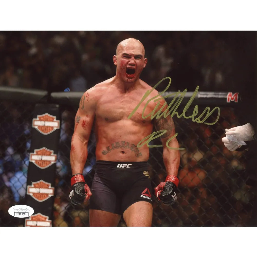 Robbie Lawler Hand Signed 8x10 Photo UFC Fighter JSA COA Autograph Ruthless