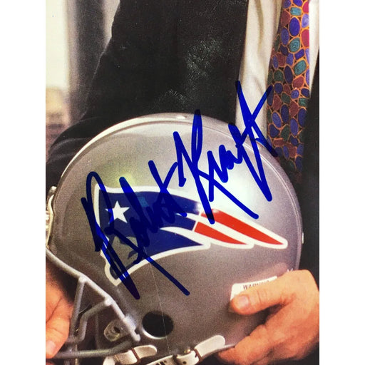 Robert Kraft Signed Patriots 1994 New England Magazine Photo COA JSA Bob