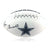 Roger Staubach Hand Signed White Panel Football Dallas Cowboys JSA COA Team