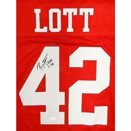 Ronnie Lott Signed Jersey 49ers COA JSA Autograph San Francisco Niners -  Inscriptagraphs Memorabilia - Inscriptagraphs Memorabilia