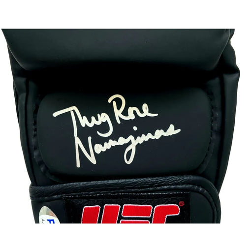 Rose Namajunas Autographed UFC Glove Signed Inscribed Thug PSA/DNA COA MMA