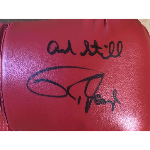 Roy Jones Jr. Signed Inscribed Title Boxing Glove JSA COA Autograph