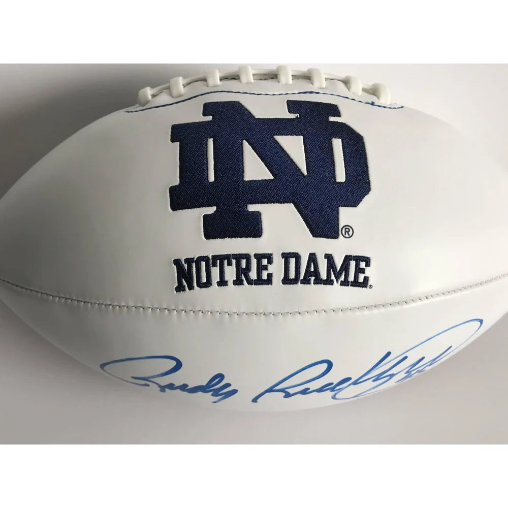 Rudy Ruettiger Autographed Signed Notre Dame Stat Jersey Jsa Coa