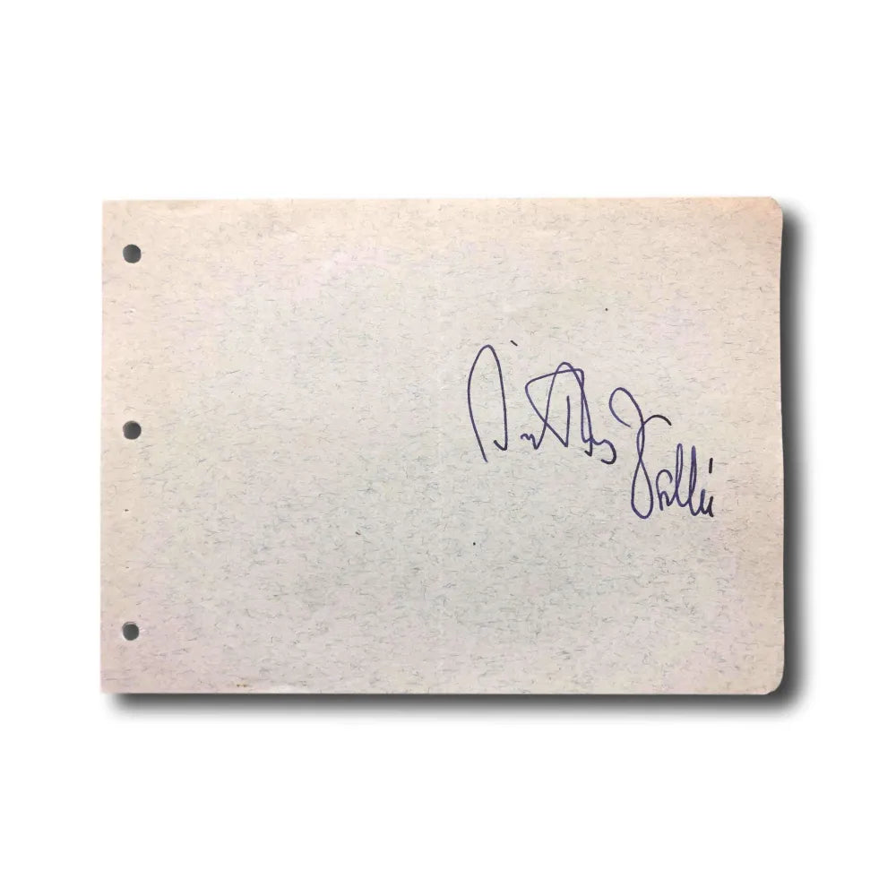 Rudy Vallee Hand Signed Album Page Cut JSA COA Autograph Actor Palm Beach Story