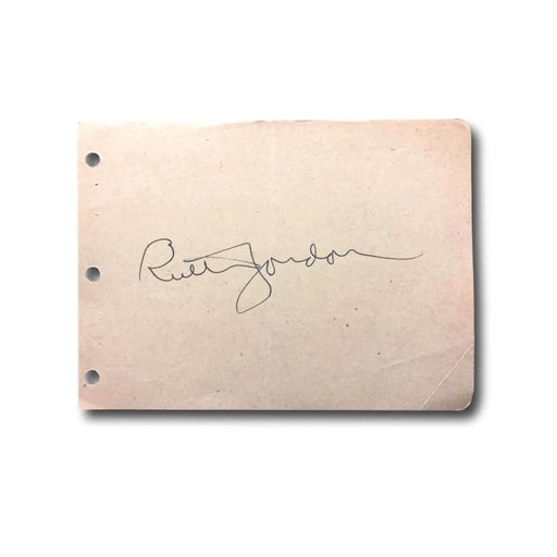 Ruth Gordon Hand Signed Album Page Cut JSA COA Autograph Actress Rosemarys Baby