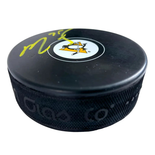 Ryan Reaves Autographed Pittsburgh Penguins Logo Puck COA Hand Signed