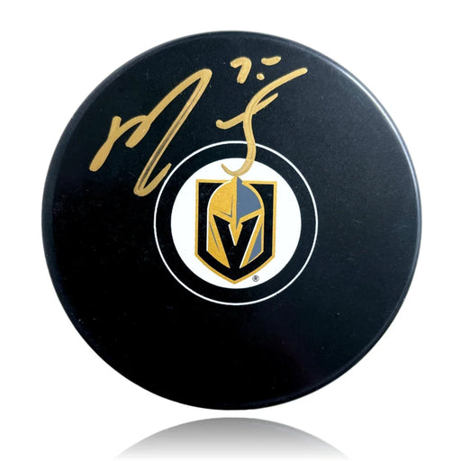 Ryan Reaves Autographed Vegas Golden Knights Logo Puck COA Signed