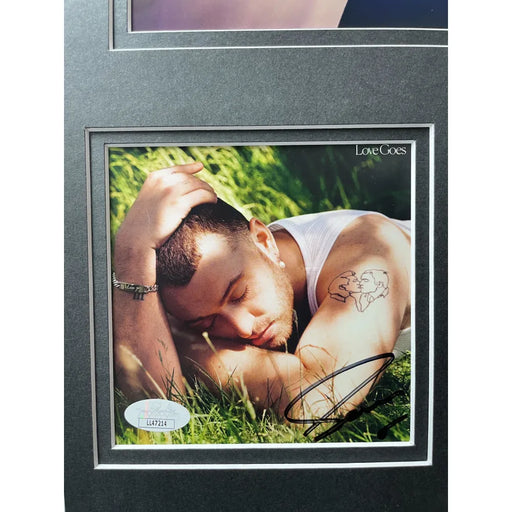 Sam Smith Signed Love Goes CD Album Framed Collage JSA COA Autograph Photo