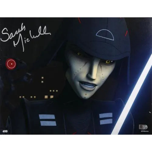 Sarah Michelle Gellar Signed Star Wars 11x14 Photo Topps COA Seventh Sister