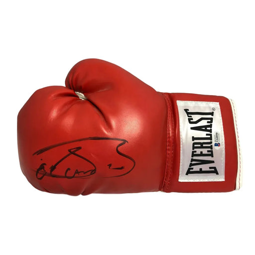 Saul Canelo Alvarez Signed Red Everlast Boxing Glove BAS COA Autograph Mexico