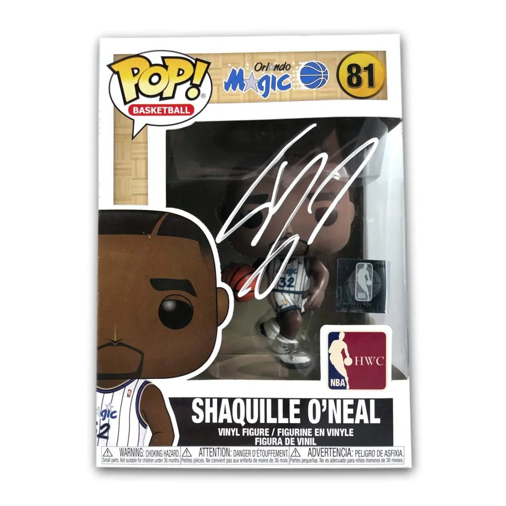 Shaquille O’Neal Hand Signed Funko Pop #81 JSA Authentic COA Orlando Magic Shaq