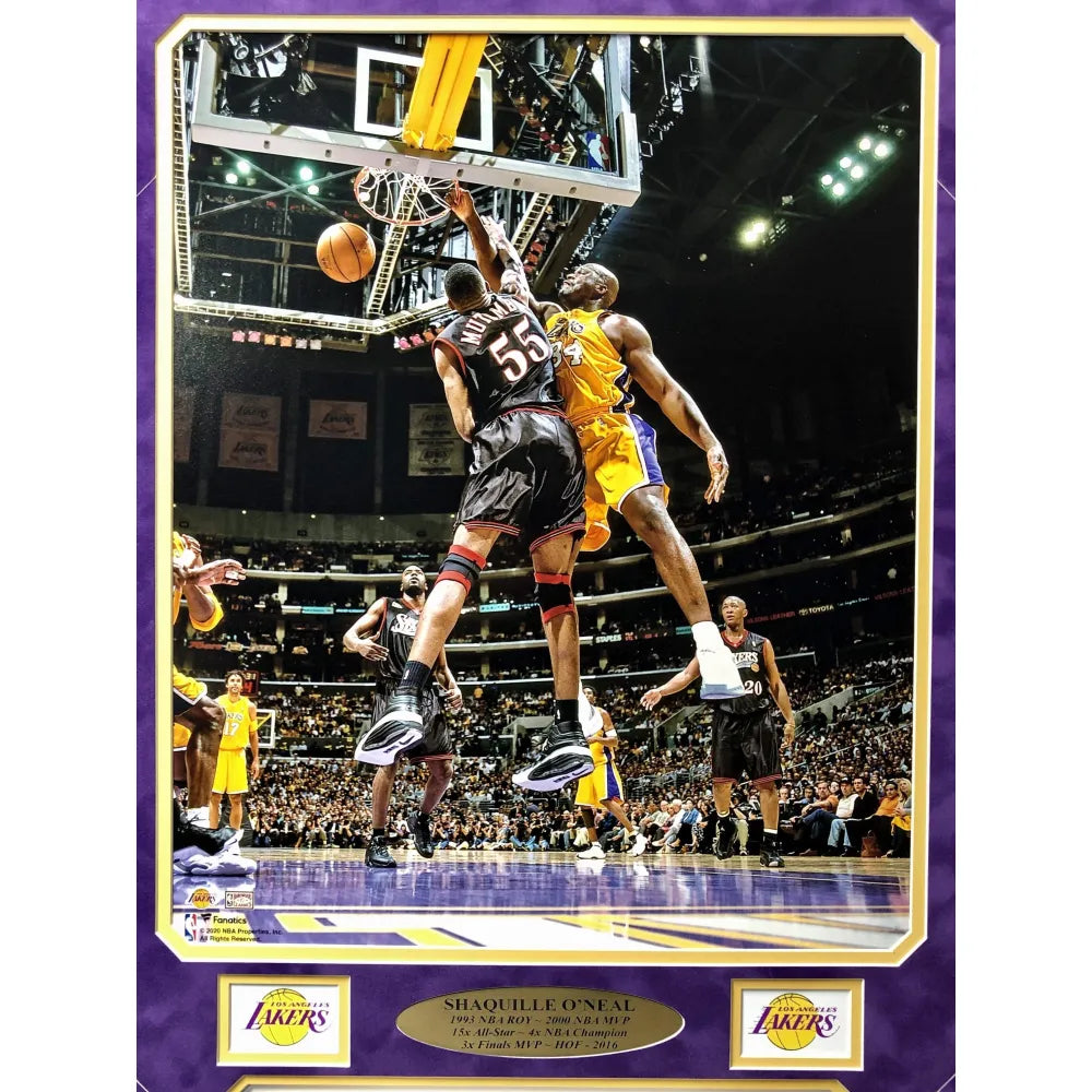 Lot Detail - Circa 2000 Shaquille O'Neal LA Lakers Game-Used & Signed Shoes  (Shaq LOA)