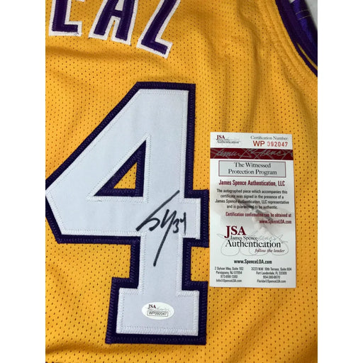 Shaquille O’Neal Signed Los Angeles Lakers Stat Jersey COA JSA Shaq Autograph LA