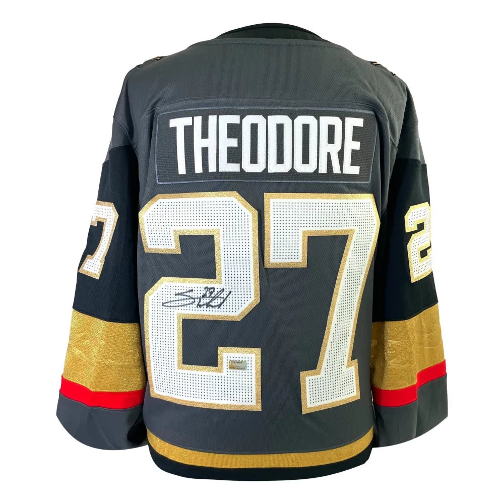 Shea Theodore Vegas Golden Knights Signed Adidas Jersey 