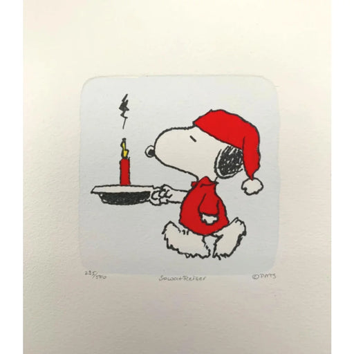 Snoopy (Candle) Artwork Sowa & Reiser #D/500 Hand Painted Schulz Peanuts Pajamas